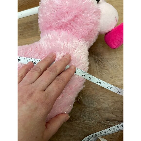 EUC Kellytoy Cuddly Pink Llama Plush Toy Holding Heart With XOXO Embroidery - Picture 8 of 8